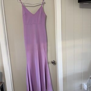 Elegant Lavender Evening Gown